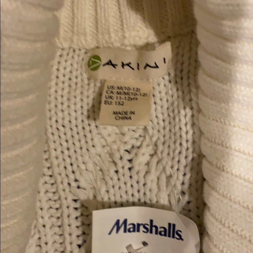 Girls Sherpa/cable knit sweater vest - Picture 2 of 3